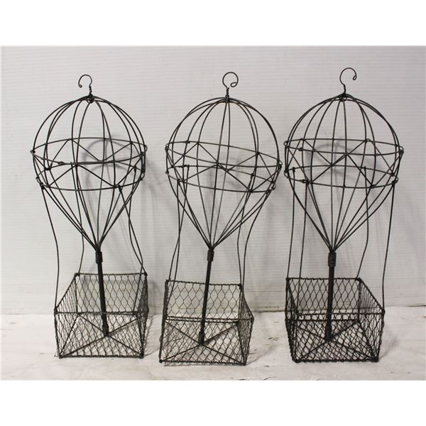 NEW WIRE HOT AIR BALLOON X 3