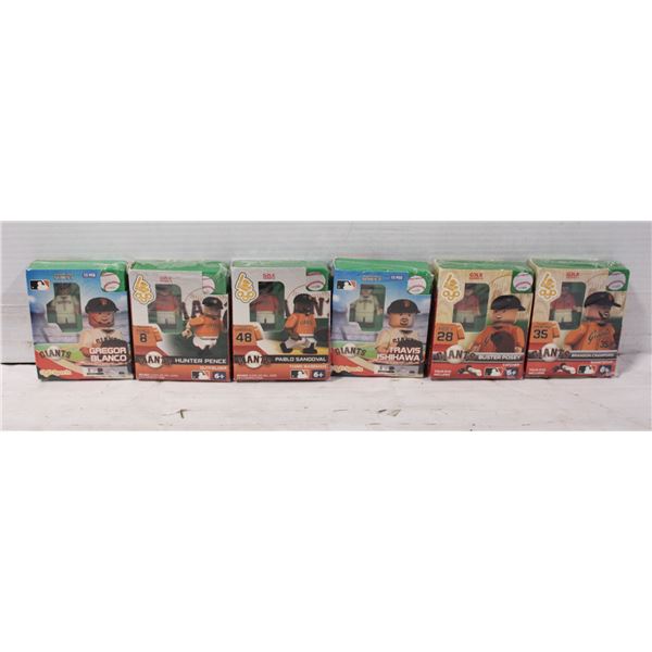LOT OF 6 VINTAGE COLLECTABL NEW OYO MINI FIGURES