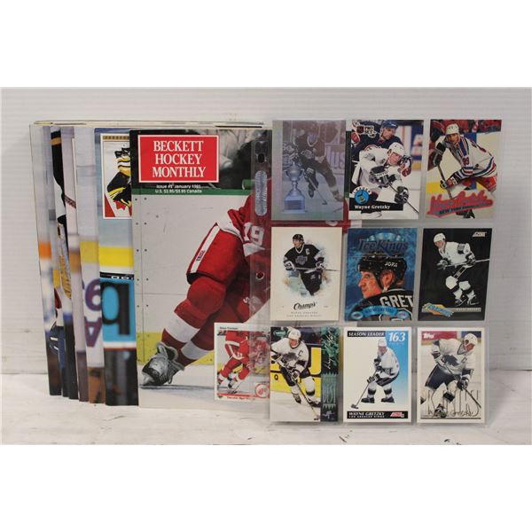 LOT OF VINTAGE COLLECTABLE SHEET OF WAYNE GRETZKY