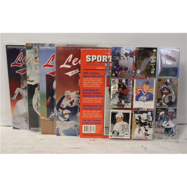 LOT OF  VINTAGE COLLECTABLE SHEET OF WAYNE GRETZKY