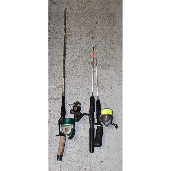 LOT OF 3 VINTAGE FISHING RODS