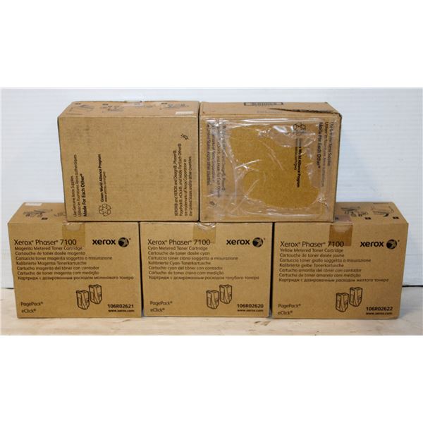 FLAT OF XEROX TONERS