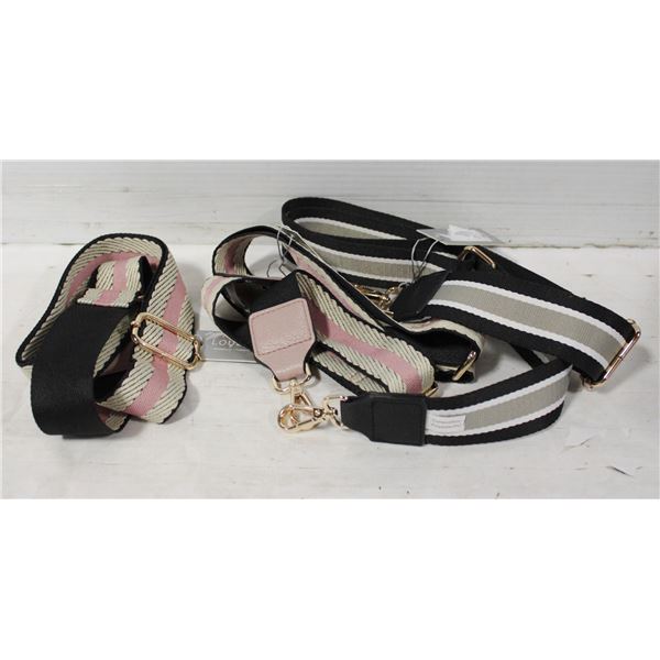 3 NEW GUITAR STRAPS