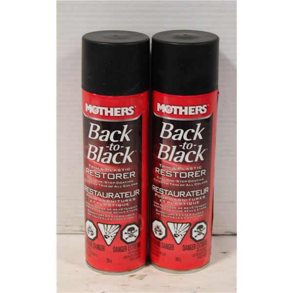 2 NEW BACK TO BLACK TRIM & PLASTIC