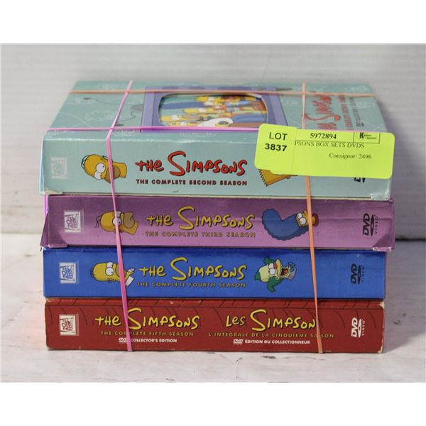 THE SIMPSONS BOX SETS DVDS