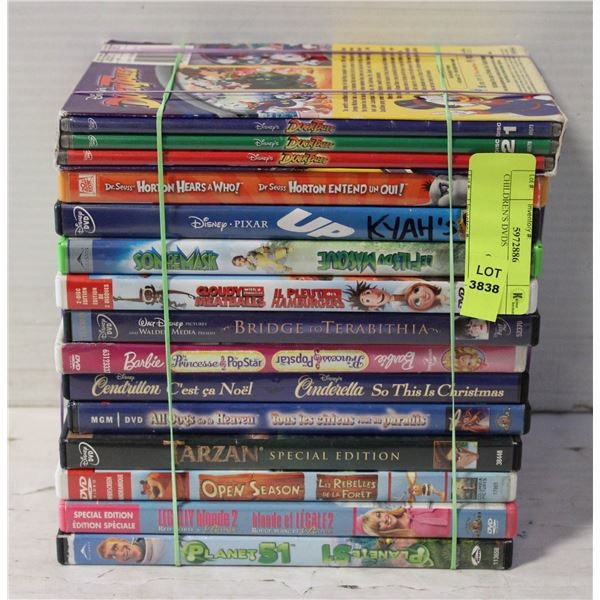 CHILDREN'S DVDS