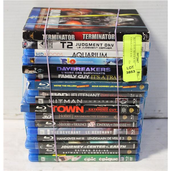 BLUE RAY MOVIES TERMINTOR FAMILY GUY ETC