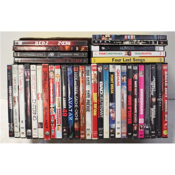DVD MOVIES FLAT