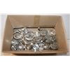 Image 1 : BOX OF ASSORTED PEWTER WARE