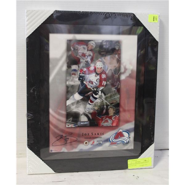HOCKEY PLAYER JOE SAKIC 14"X11 " WALL PICTURE