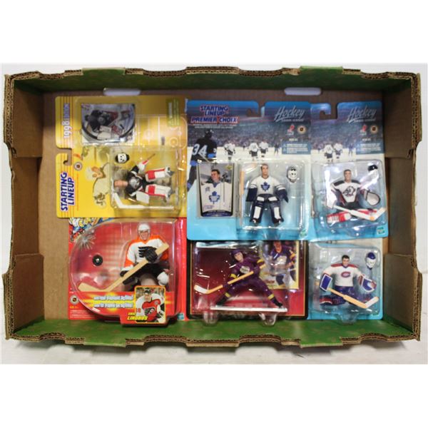 6 FACTORY SEALED HOCKEY FIGURES