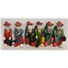 Image 1 : 6 JAPANESE OLD MUSICIAN FIGURINES