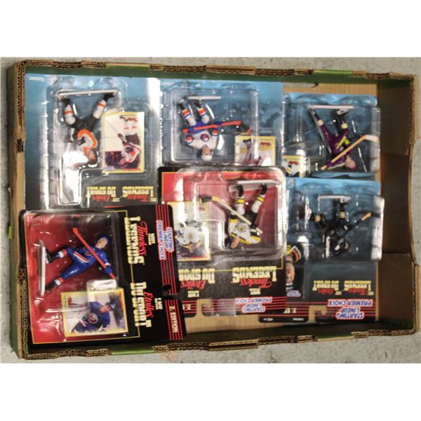 FACTORY SEALED LOT OF 6 HOCKEY FIGURES
