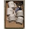 Image 1 : FLAT OF ASSORTED NEW MUGS, PEAR