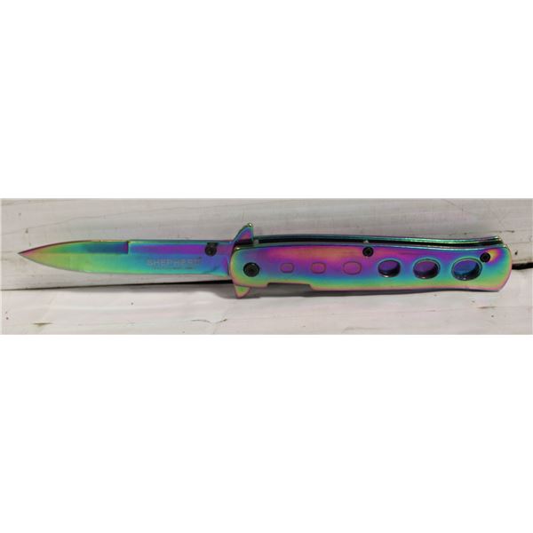 9" FOLDING OIL SLICK KNIFE