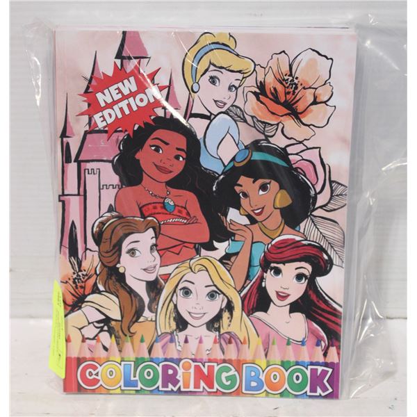 5 NEW ASSORTED CHILDREN'S COLORING BOOKS