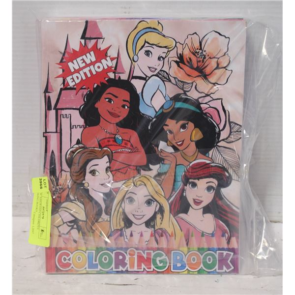 5 NEW ASSORTED CHILDREN'S COLORING BOOKS
