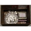 Image 1 : BOX OF PEWTER WARE ASSORTED