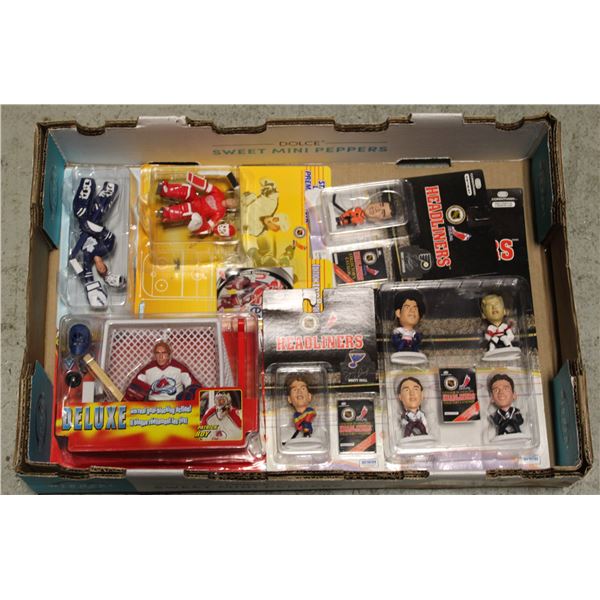 FACTORY SEALED LOT OF 6 HOCKEY FIGURES