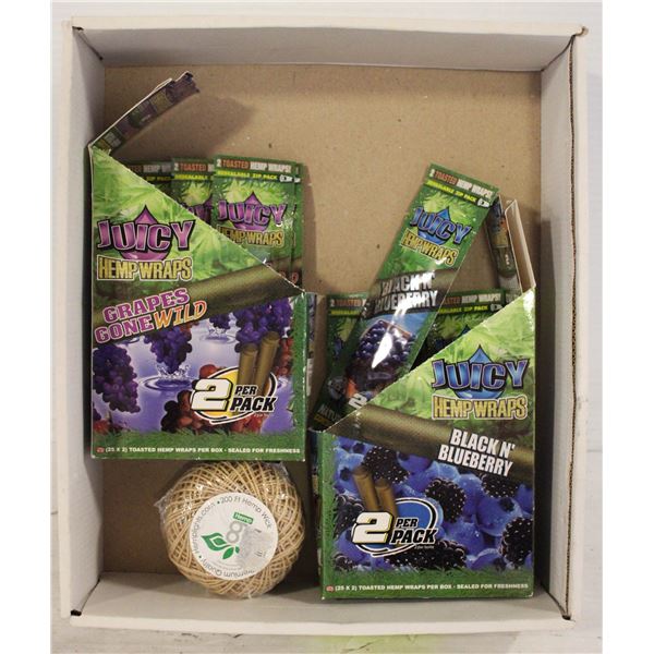 OVERSTOCK JUICY HEMP WRAPS &