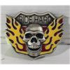 Image 1 : BRADFORD EXCHANGE FLAMING SKULL 2ND