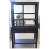 Image 1 : NEW SOLID WOOD TWO DRAWER ENTRY DISPLAY STAND