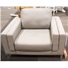 Image 1 : SHOW ROOM PALLISER GREY LEATHER ZURI SOFA CHAIR