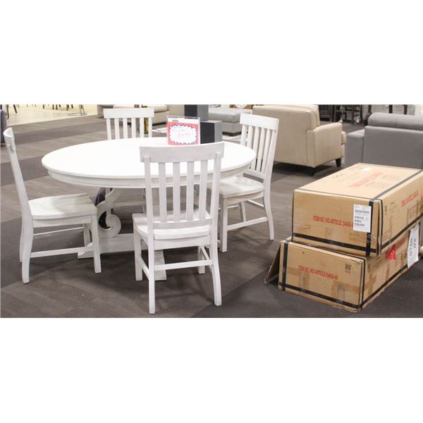 NEW ROUND WOODEN FARMHOUSE STYLE DINING TABLE