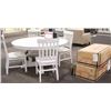 Image 1 : NEW ROUND WOODEN FARMHOUSE STYLE DINING TABLE