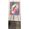Image 1 : SHOW ROOM ABSTRACT FRAMED PICTURE 23.5"X31.5"