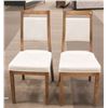 Image 1 : LOT OF 2- VIEBOIS UPHOLSTERED DINING CHAIRS