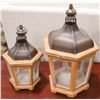 Image 1 : SHOW ROOM 2PC DECORATIVE LANTERN SET