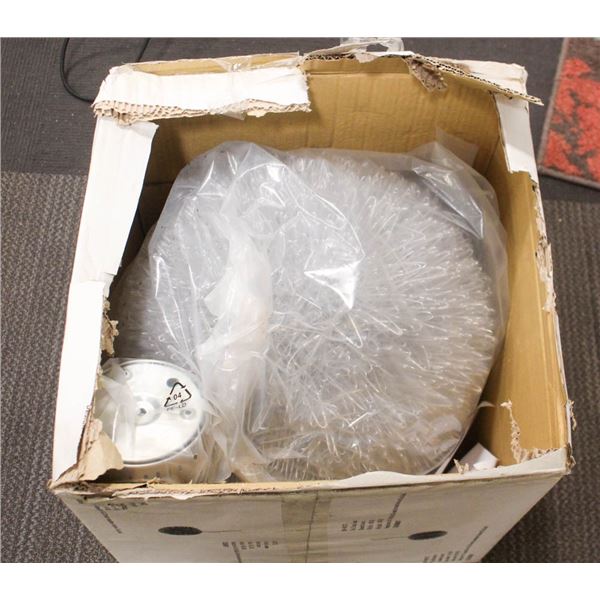 ATOMIC STYLE CEILING LIGHT FIXTURE IN OPENED BOX