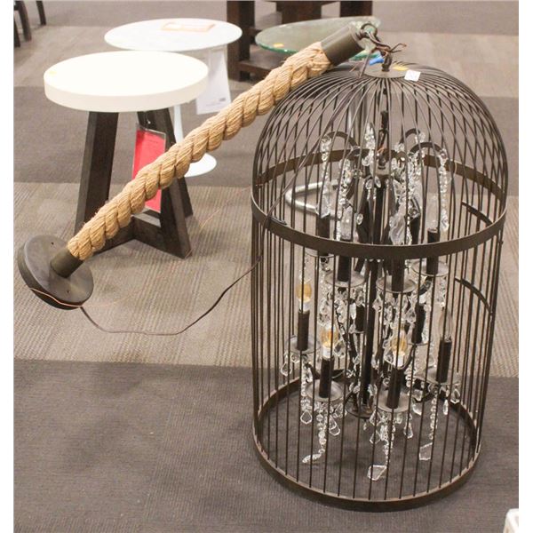 LARGE DECORATIVE SHOWROOM BIRDCAGE INSPIRED