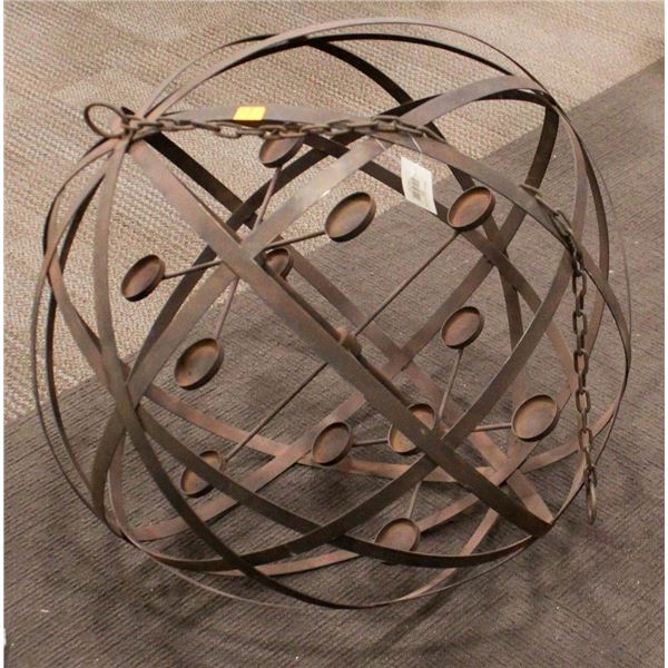 HANGING ORB CANDLE HOLDER