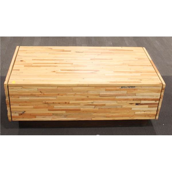 SHOW ROOM WOODEN PULLOUT DRAWER COFFEE TABLE