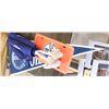 Image 1 : NEW LOT OF ASSORTED OILERS SWAG; FLAGS/ LICENSE