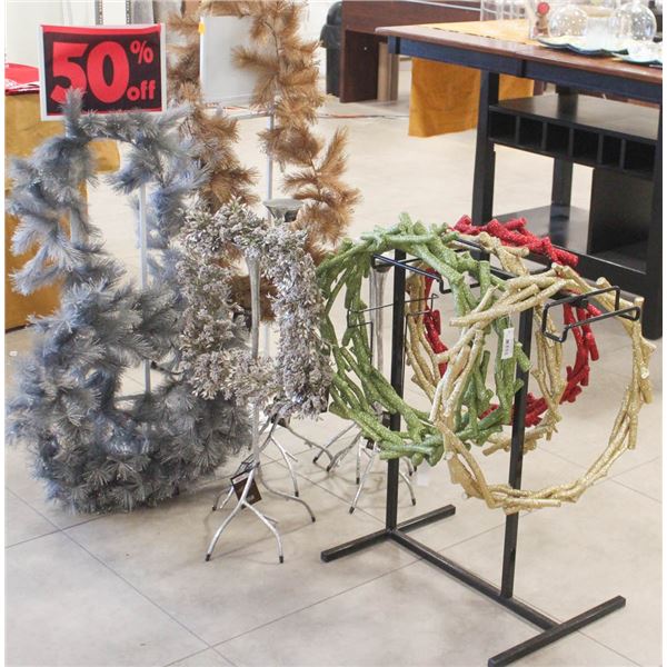 LARGE LOT OF NEW CHRISTMAS DECOR, CANDLE