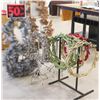 Image 1 : LARGE LOT OF NEW CHRISTMAS DECOR, CANDLE