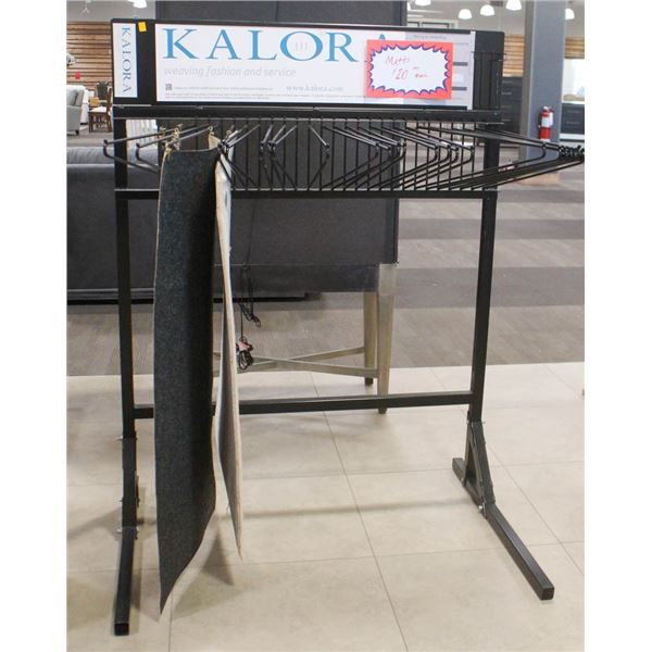 KALORA COMMERCIAL CARPET SWATCH DISPLAY RACK