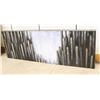 Image 1 : ABSTRACT SHOWROOM WALL PAINTING 20"X60"X3.5"