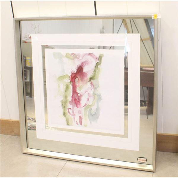 UTTERMOST CO. FRAMED/ MIRRORED WATER COLOR