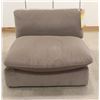 Image 1 : FLOOR MODEL UPHOLSTERED MODULAR SOFA PIECE; SOFIE
