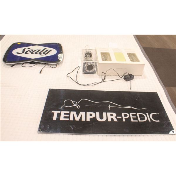 LOT OF ASSORTED MATTRESS SIGNAGE AND SALES