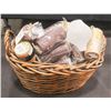 Image 1 : LARGE BASKET OF ASSORTED CANDLES