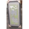 Image 1 : SHOW ROOM MIRRORED WALL HANGING 40" X 19"
