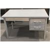 Image 1 : GREY WASHED OFFICE DESK *DAMAGED TOP*