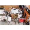 Image 8 : CONTENTS OF BACK WAREHOUSE; TOOLS/ SCAFFOLDING/