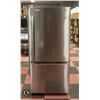 Image 1 : GE STAINLESS STEEL BOTTOM FREEZER FRIDGE