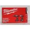 Image 1 : NEW MILWAUKEE M-18 2-TOOL COMBO KIT HAMMERDRILL &